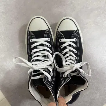 클리닝 완료 Converse 올스타 하이컷 스니커즈 26cm