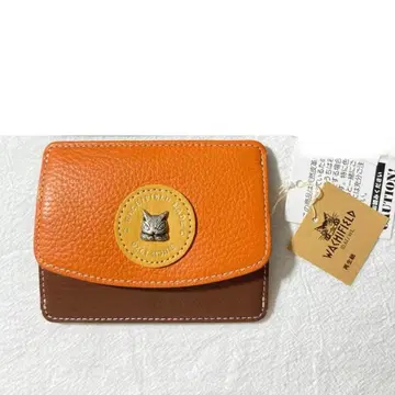 [ 새상품 ] 와치필드 카드 코인 케이스 브라운 오렌지 메히코