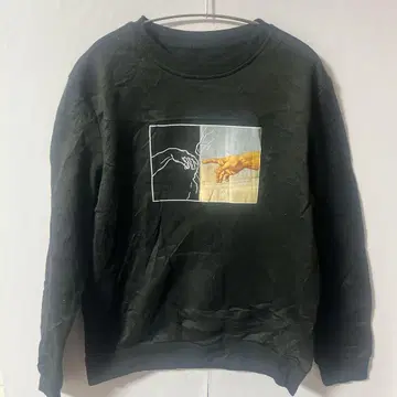 미켈란젤로 디자인 [ L ] 블랙 맨투맨