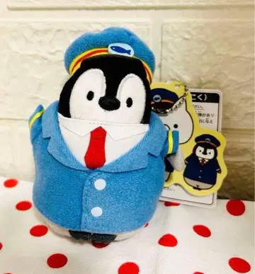 고양이펜 날씨 도쿄역 한정판 마스코트 키링 펜쨩 차장 레어