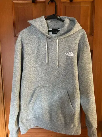 THE NORTH FACE 그레이 후드 부착 후드티 L