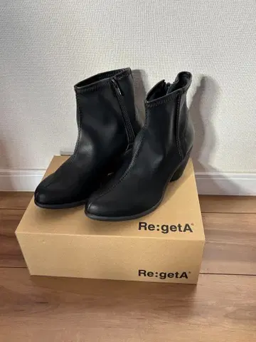 Re:getA 리게타 블랙 사이드 고어 부츠