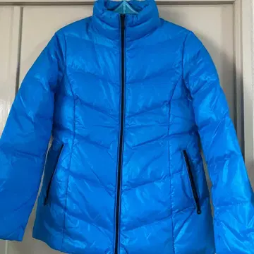 미사용 shallish 다운 자켓 블루 11호 다운 90%