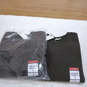 HEAVY WEIGHT 트레이닝복 XS 다크 그레이 새상품 2장 세트