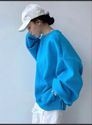 [택 포함] wee9s 오스미츠키 슈퍼 오버 맨투맨