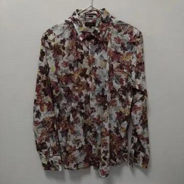 Paul Smith 낙엽 패턴 긴팔 셔츠 M