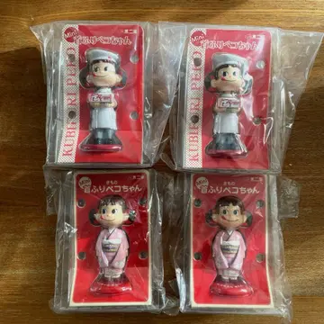 후지야 Mini 흔들 목 페코짱 4개 세트