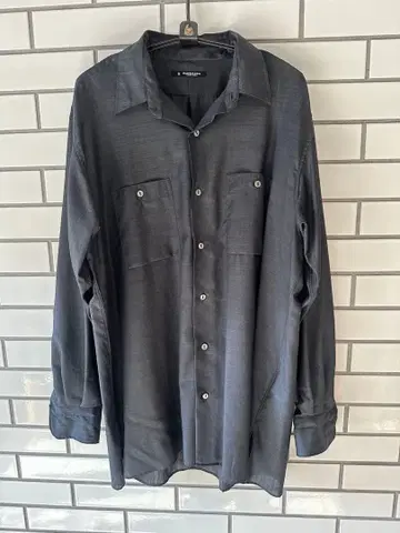 25ss [ MAATEE&SONS ] WORK SHIRTS NAVYTOP
