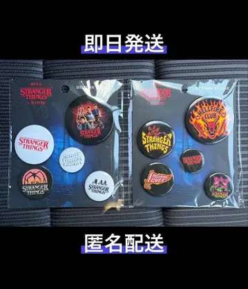 스트레인저 싱스 3COINS 콜라보 캔뱃지 5개 세트 2종