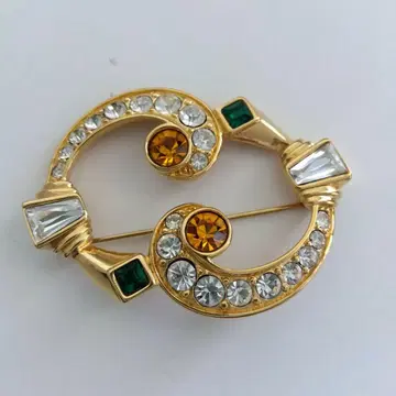 [ 빈티지 ] Monet 모네 코스튬 주얼리 빅 사이즈 브로치 #300