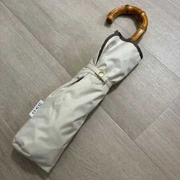 완전 차광 100% 양산 UVO 3단 접이식 우산 Wpc. 플로럴 베이지