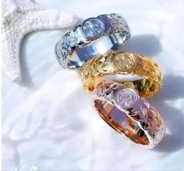 13호 하와이안 주얼리 실버 반지