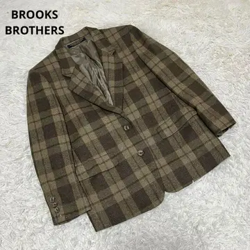 BROOKS 브룩스브라더스 올드 체크 트위드 자켓