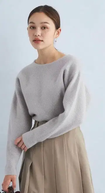 FOX 블렌드 형태 돌먼 풀오버 니트 택 포함 미사용 새상품