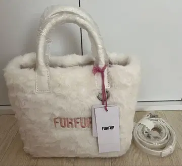 FURFUR 한정 컬러 에코 퍼 토트백 LPNK