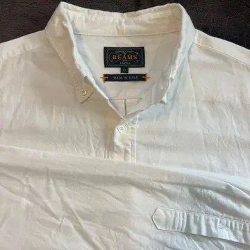 BEAMS 화이트 긴팔 셔츠 XL