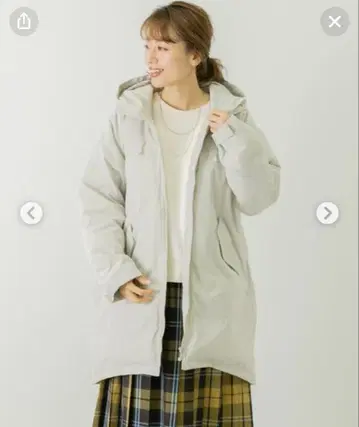 [서니 레이블] 어반 리서치 다운 자켓 다운 코트 화이트