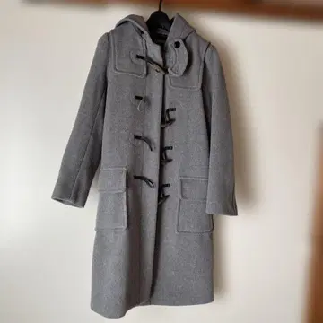 Simplistic 그레이 더플 코트