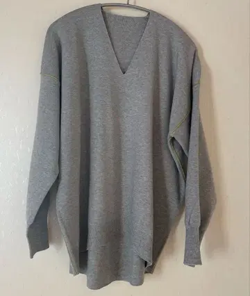 야와모치 얀 드롭 숄더 니트