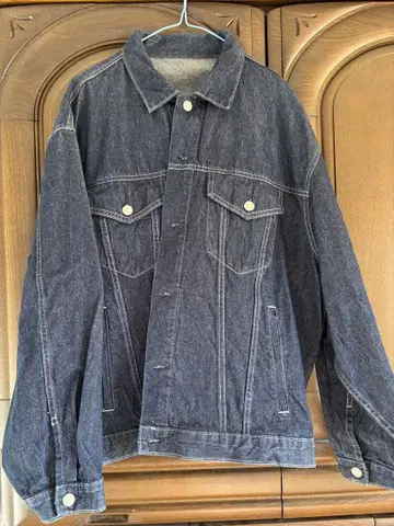 다크 데님 데님 자켓