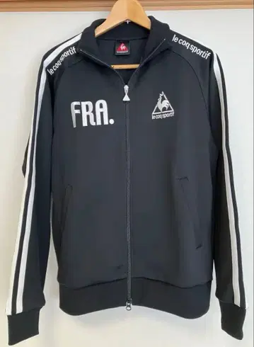 르 꼬끄 스포르티브 블랙 저지 FRA. 상하의 세트