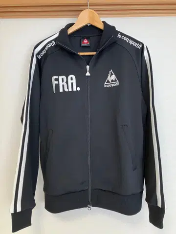 르 꼬끄 스포르티브 블랙 저지 FRA. 상하의 세트