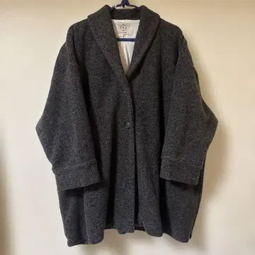 Samansa Mos2 슬라이버 루즈핏 하프 코트