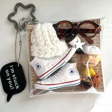 가챠 파우치 CONVERSE PEANUTS 찰리 브라운