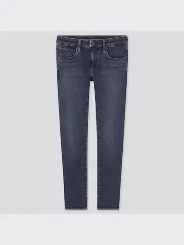 UNIQLO 울트라 스트레치 스키니 핏 청바지 다크 블루