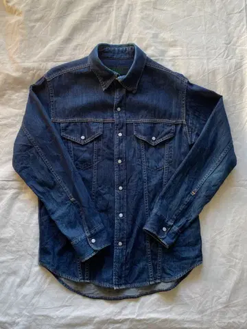 헬스 데님 셔츠