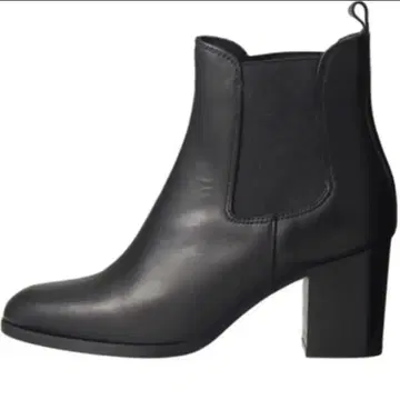 FABIO RUSCONI 블랙 사이드 고어 부츠