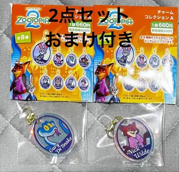 주토피아2 극장 판매 상품 참 컬렉션 A 게리 닉 2종 세트