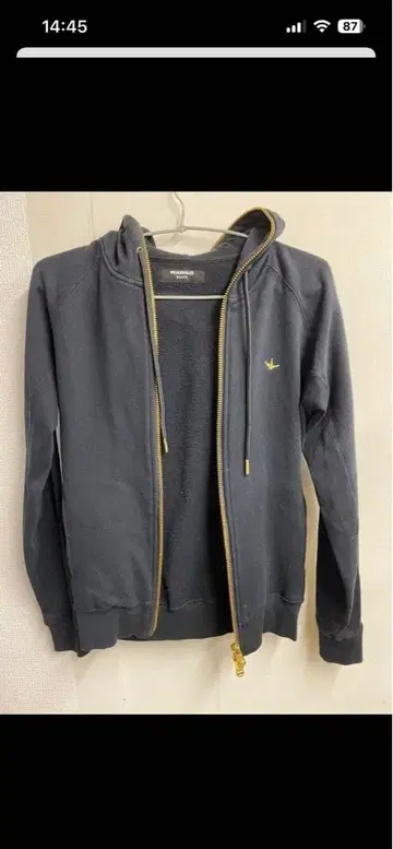 [ WR ] 1PIU1UGUALE3 블랙 후드티 M 사이즈