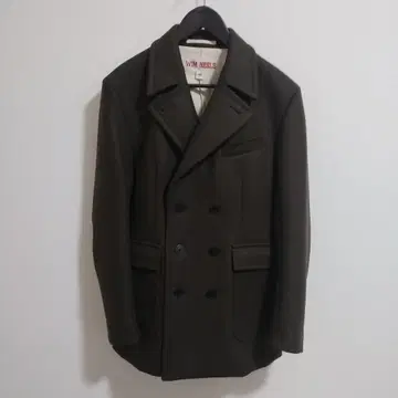 멜톤 울 피코트, 더블 브레스트 코트