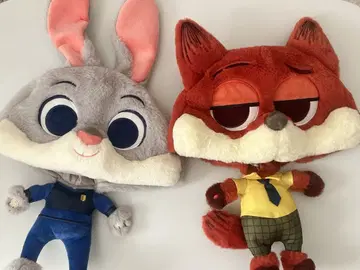 상하이 디즈니 주디 & 닉 캡 세트