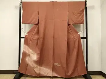 기모노 호몬기 부품 자수 지이마이초문 요시즈메 순수 실크 일품