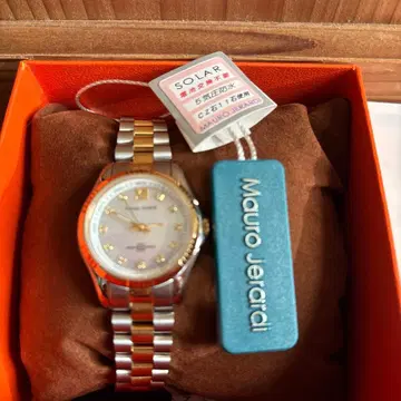 Mauro Jerardi 아날로그 시계 실버/골드