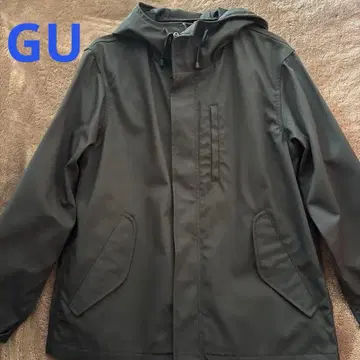 [ GU ] 남성용 마운틴 파카 블랙 M 사이즈 312-314024