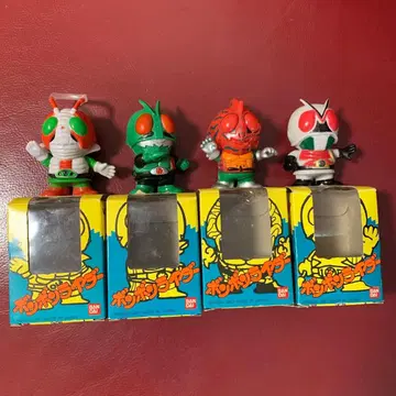 가면라이더 구락부 봉봉 라이더 1987년제 반다이 4체 묶음 판매