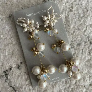 아네모네 귀걸이 Hanayome ANEMONE 브라이덜