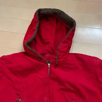 70's! 헌팅 자켓 크라운 지퍼 알파카