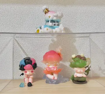 POPMART DIMOO 피규어 4체 세트 카드 포함