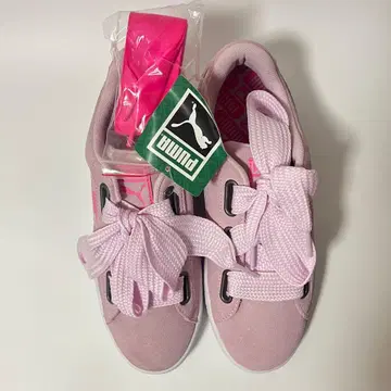 푸마 PUMA 스웨이드 하트 스트릿2 우먼 핑크 25.5