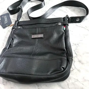 새상품 비토우치 블랙 검정 가죽 숄더백 남성용 메신저