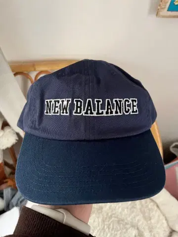 NEW BALANCE 야구 모자 네이비