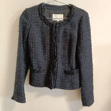 NATURAL BEAUTY 네이비 노카라 자켓 36