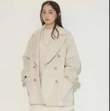 리랜드트루 새상품 택 포함 피코트 화이트 1