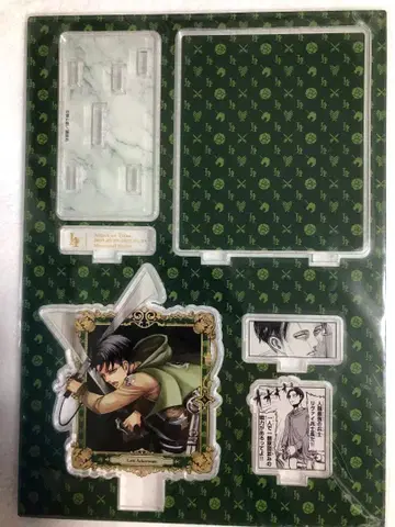 진격의 거인 온라인 전시회 한정판 디오라마 아크릴 스탠드 리바이