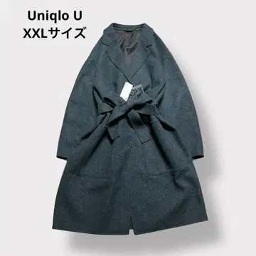 XXL 사이즈 유니클로 U 울 블렌드 테일러드 코트 체스터 코트