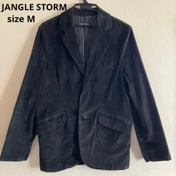 JANGLE STORM 코듀로이 자켓 블랙 M